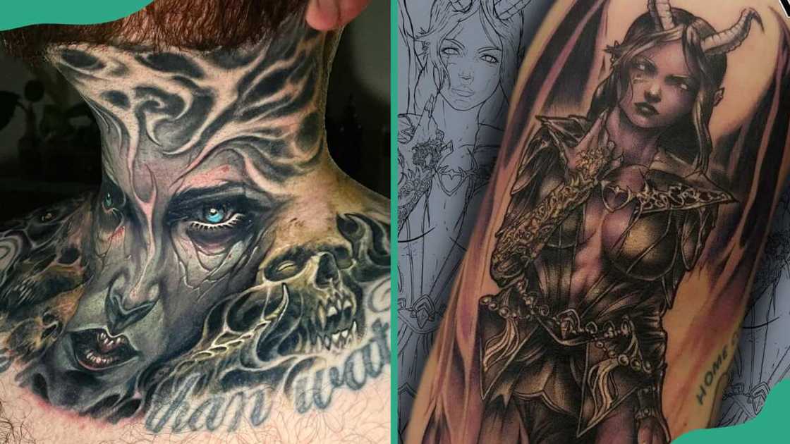 Fantasy succubus tattoo Fantasy succubus tattoo