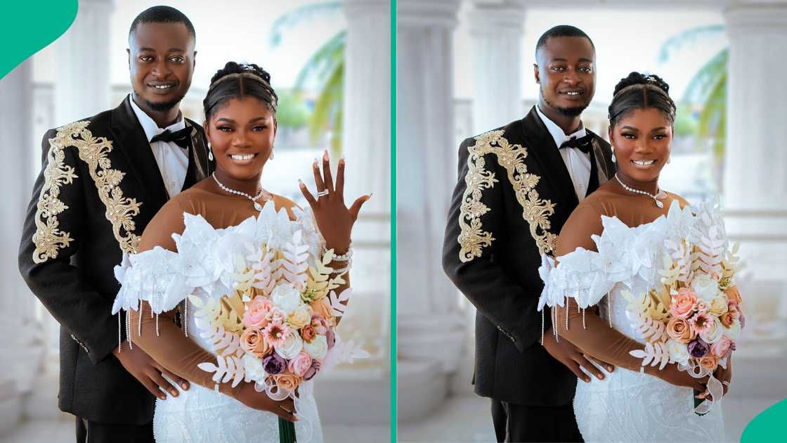 Lady Weds Primary School Classmate, Shares Their Throwback Picture as Little Bride and Groom Lady Weds Primary School Classmate, Shares Their Throwback Picture as Little Bride and Groom