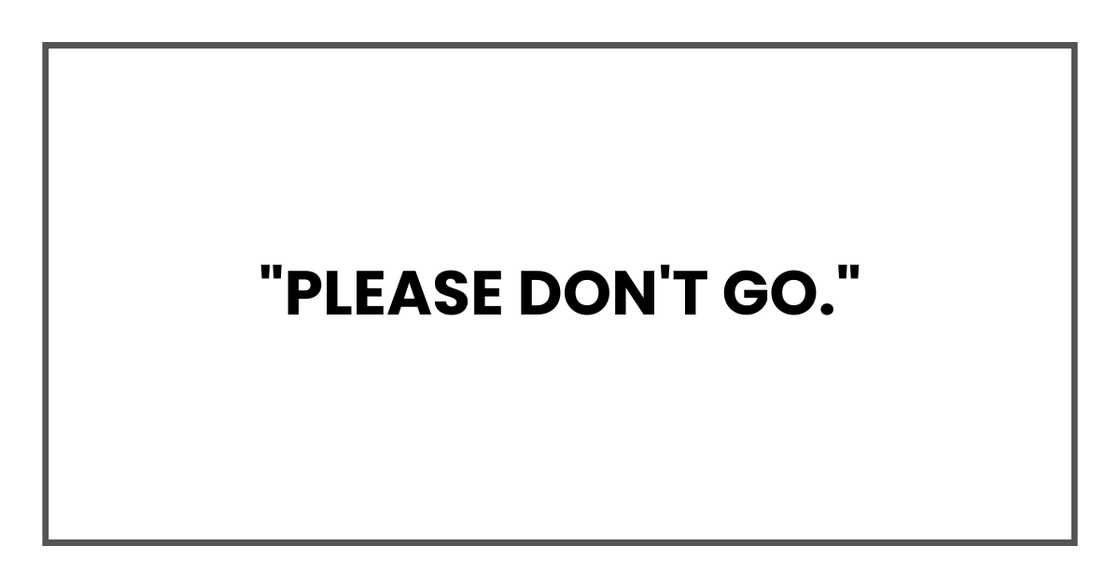 Child's plea Child's plea