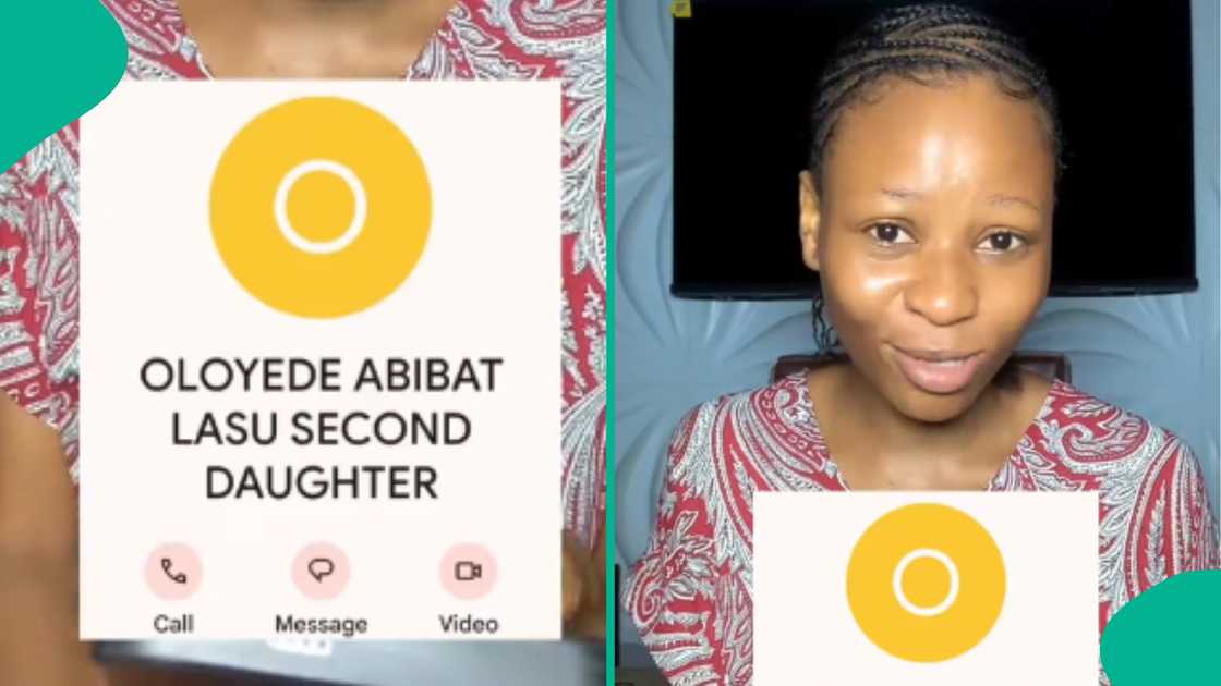 LASU graduate displays unexpected way dad saved her number on his phone LASU graduate displays unexpected way dad saved her number on his phone