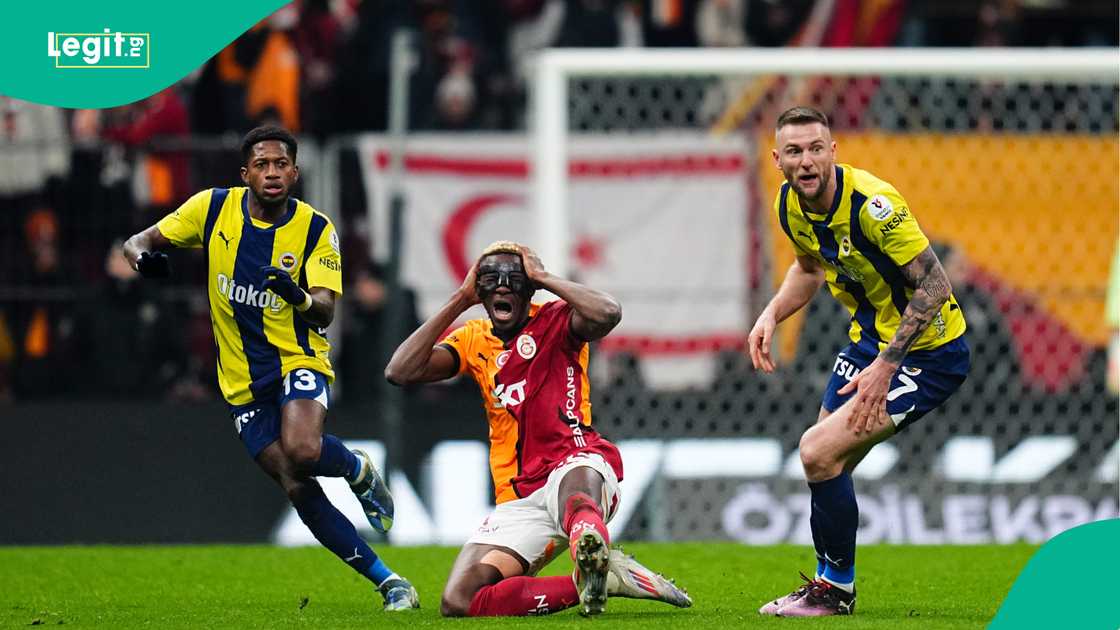 Fred Rodrigues, Victor Osimhen, Milan Skriniar, Galatasaray, Fenerbahce, RAMS Park, Istanbul, Turkiye, Super Lig.