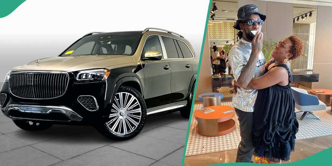 Burna Boy gifts his mum a N300m Maybach SUV.