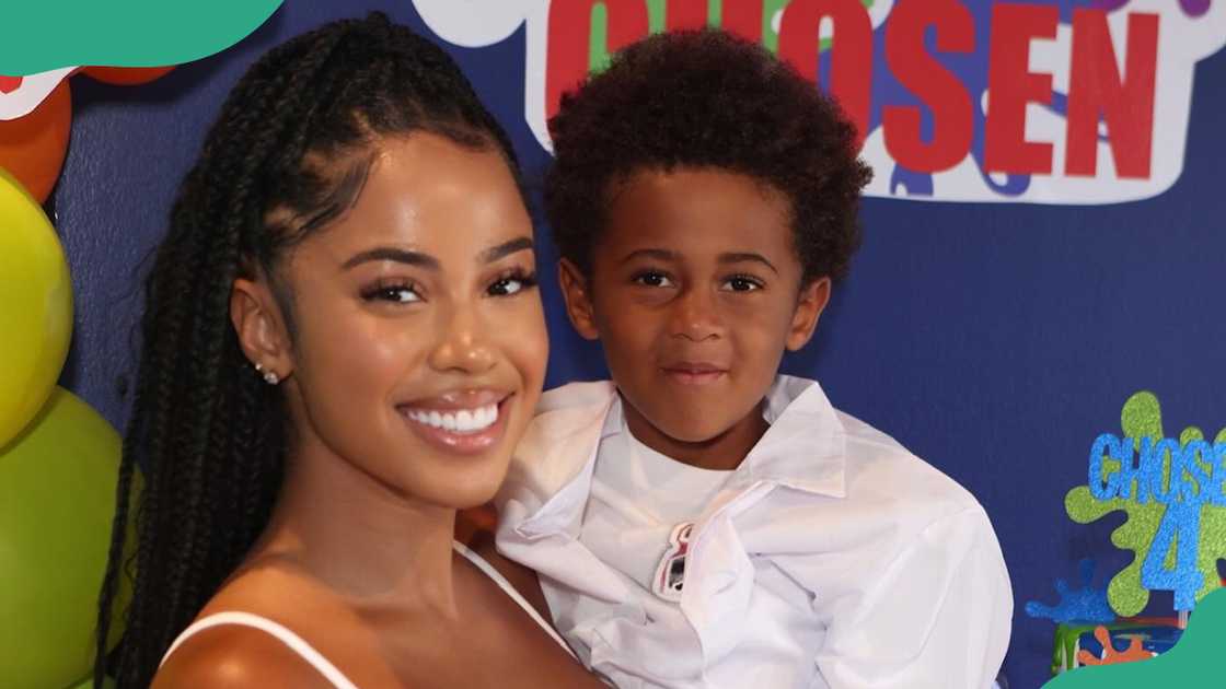 Yasmine Lopez with her son, Chosen Diggs.