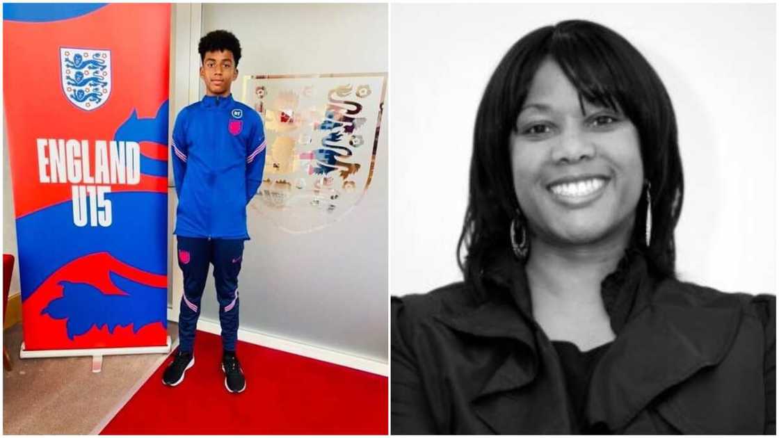 The boy's parents supported him. The boy's parents supported him.