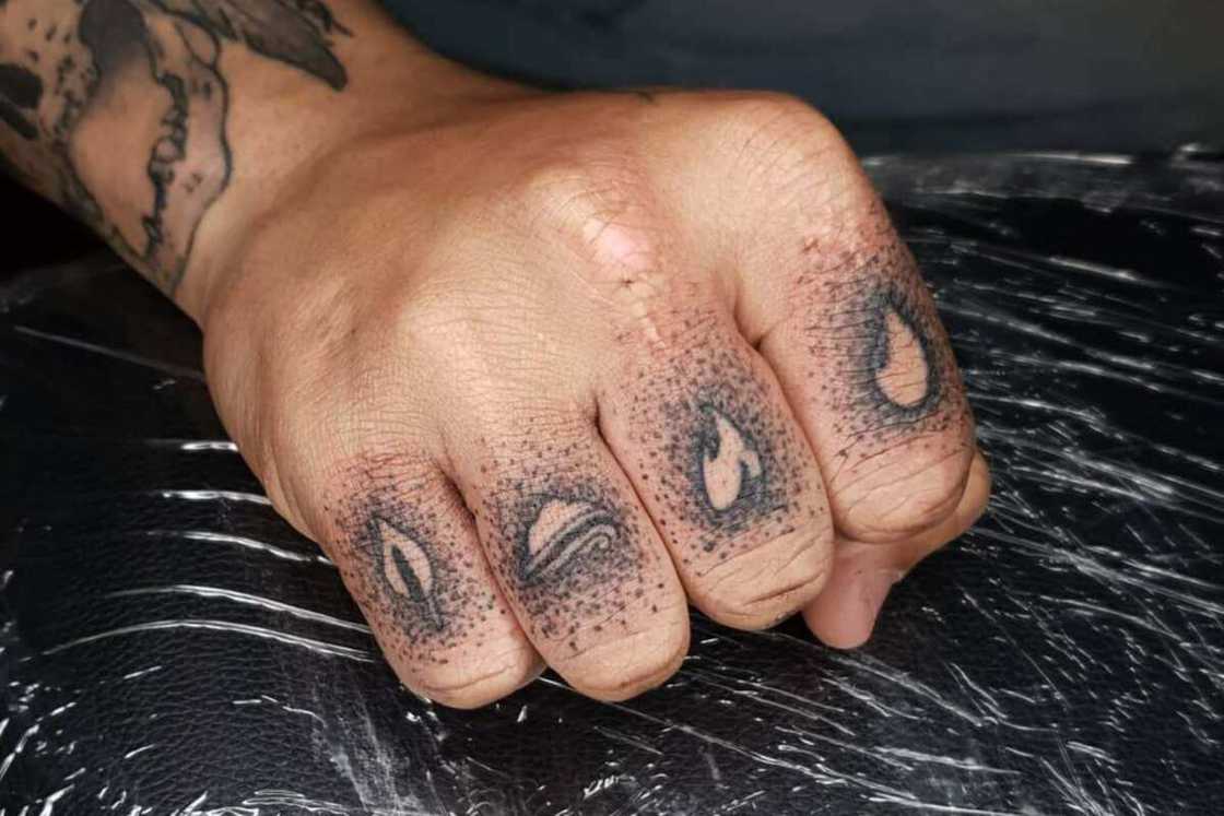 finger tattoos men finger tattoos men