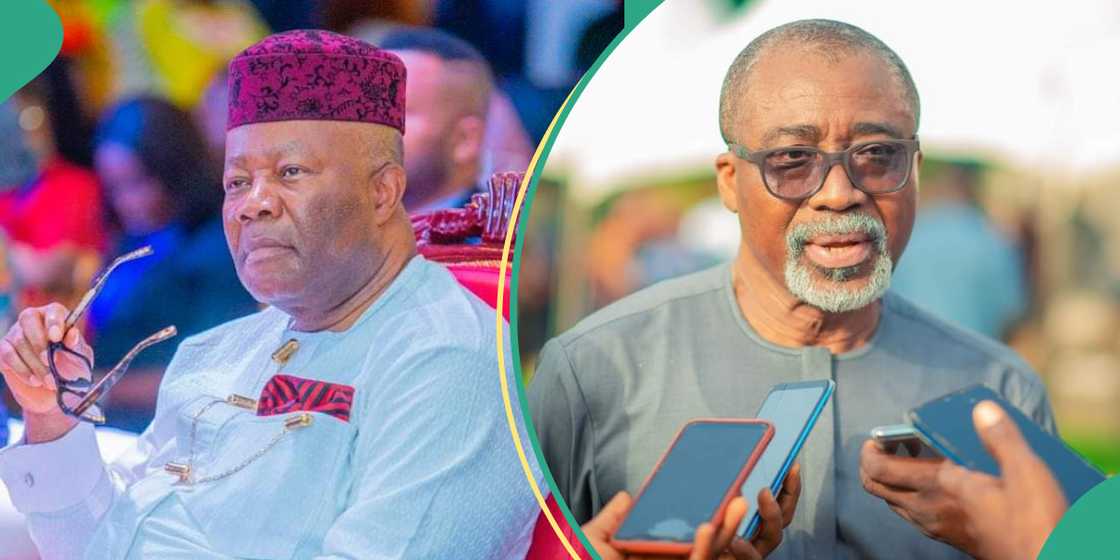 Godswill Akpabio mentions one thing Enyinnaya Abaribe did to Nnamdi Kanu that surprised him Godswill Akpabio mentions one thing Enyinnaya Abaribe did to Nnamdi Kanu that surprised him