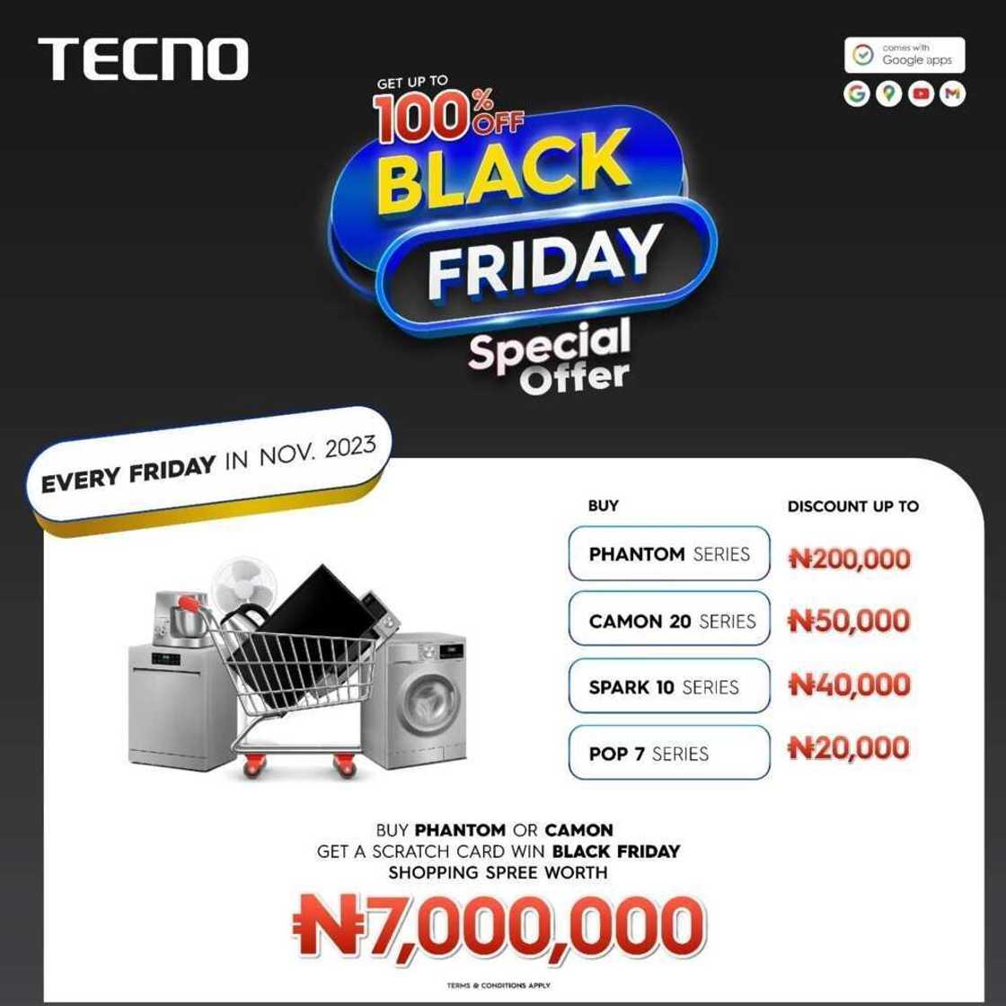 Join the League of Winners and enjoy the Bliss of Rewards in the TECNO Black Friday Sales Join the League of Winners and enjoy the Bliss of Rewards in the TECNO Black Friday Sales