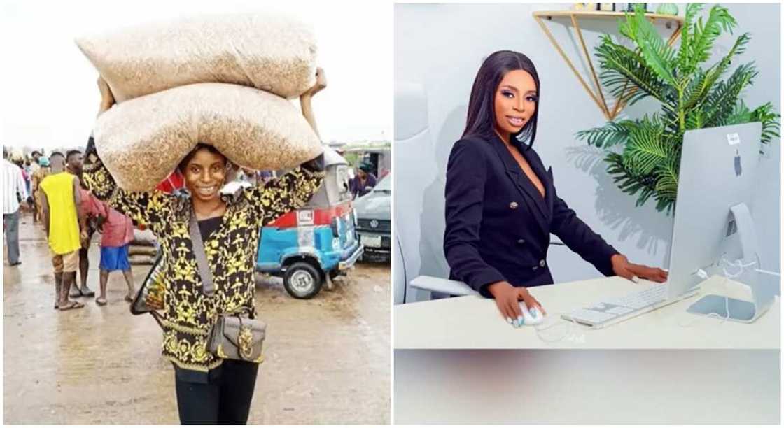 Photos of Nigerian lady who says her man left her because she sells crayfish. Photos of Nigerian lady who says her man left her because she sells crayfish.