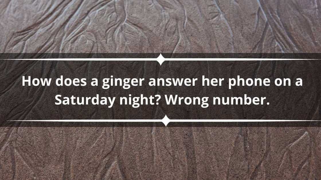 best ginger jokes