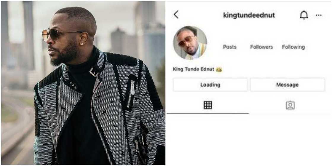 Instagram strikes Tunde Ednut another blow, suspends his account for the third time Instagram strikes Tunde Ednut another blow, suspends his account for the third time