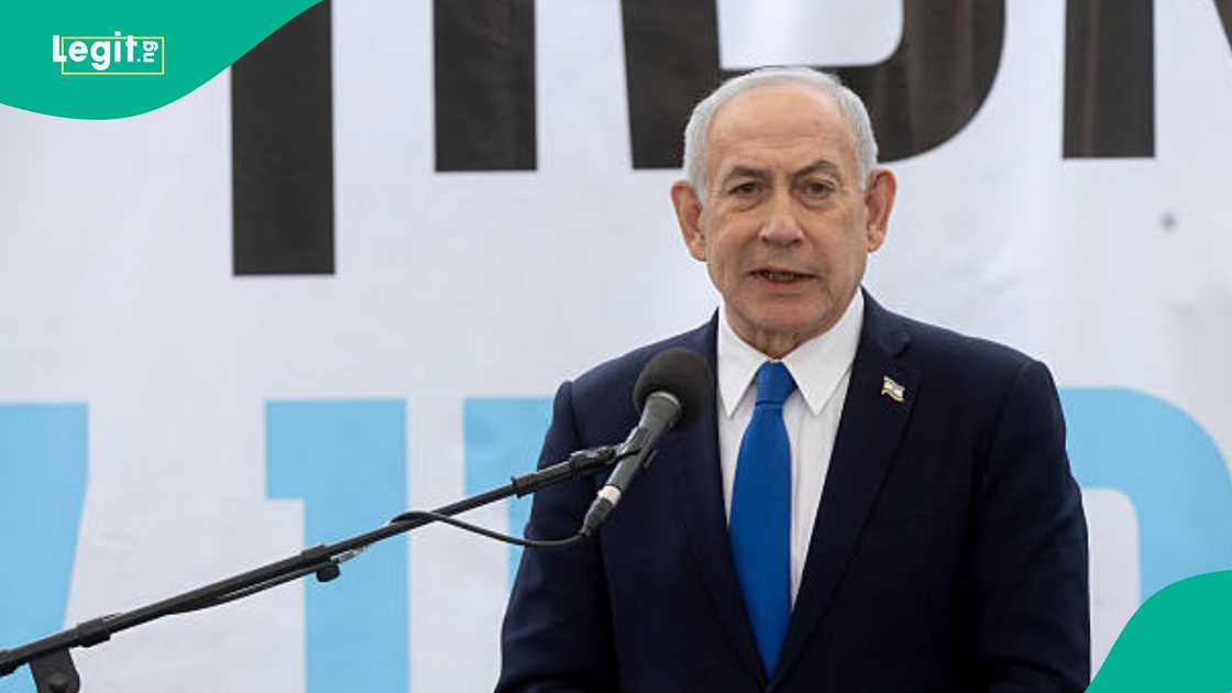 Benjamin Netanyahu a wani taro a Isra'ila Benjamin Netanyahu a wani taro a Isra'ila