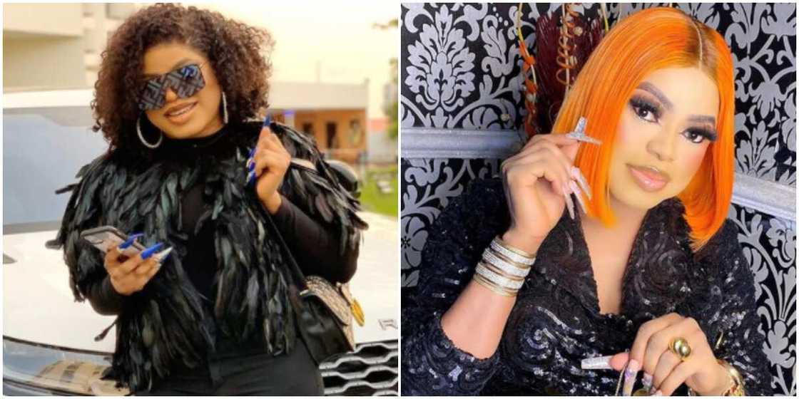 Bobrisky is a controversial effeminate figure Bobrisky is a controversial effeminate figure