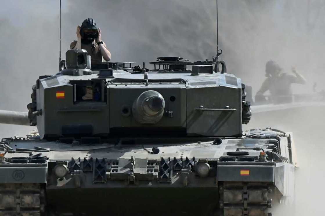 Germany said it had delivered 18 Leopard tanks to Ukraine Germany said it had delivered 18 Leopard tanks to Ukraine