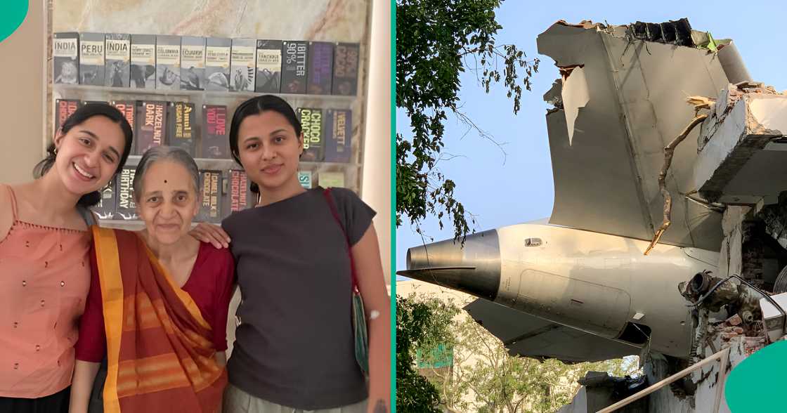 Two UK-based sisters travelled to India to surprise their grandmother on her birthday. Two UK-based sisters travelled to India to surprise their grandmother on her birthday.