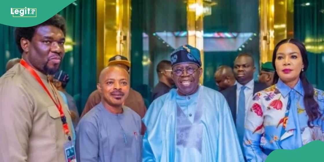 Tinubu da shugabannin NLC da TUC.