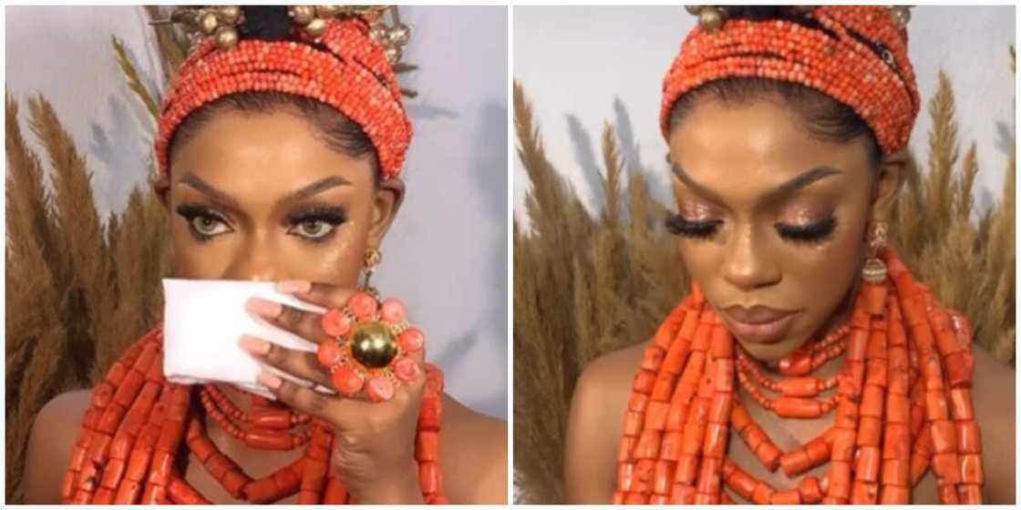 Khosi in Benin regalia Khosi in Benin regalia