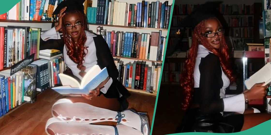 Nigerian lady graduates with first class, corrects her name on graduation day