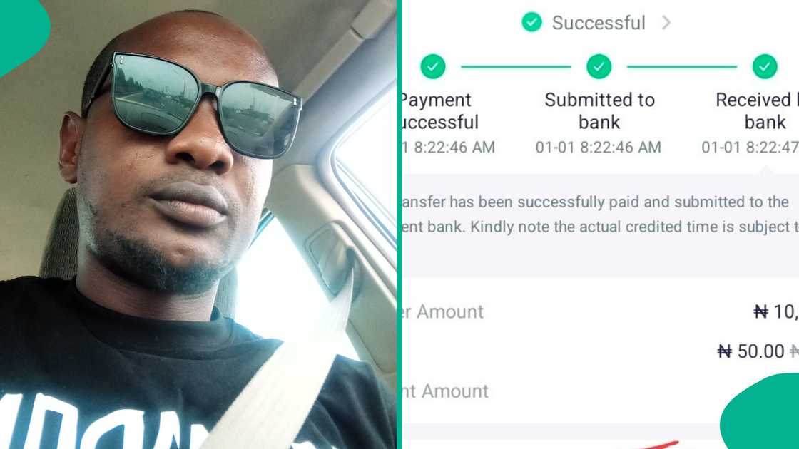 Man saddened over how much he was debited for sending someone N10k, raises alarm about the tax law Man saddened over how much he was debited for sending someone N10k, raises alarm about the tax law
