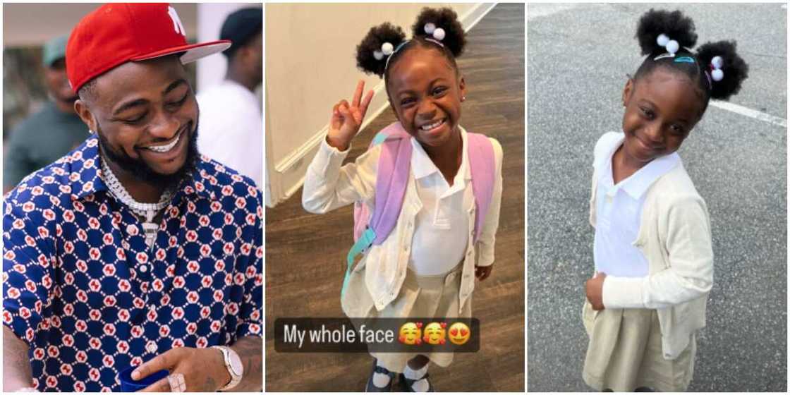 Davido and second daughter Davido and second daughter