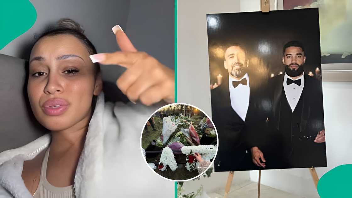 Lady shares raw emotions at grave of Anthony Joshua’s friends