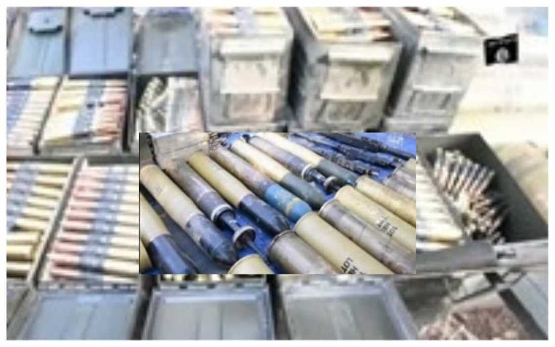 Sabon bidiyon Boko Haram ya nuna irin makaman da suka kwace hannun Soji Sabon bidiyon Boko Haram ya nuna irin makaman da suka kwace hannun Soji