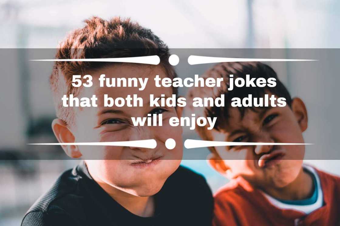 53 funny teacher jokes that both kids and adults will enjoy - Legit.ng