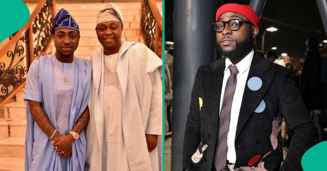 Davido slams Twitter troll over tweet about his father.