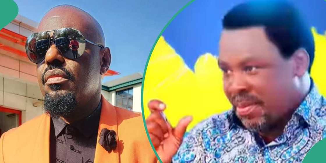 Jim Iyke and Prophet TB Joshua Jim Iyke and Prophet TB Joshua