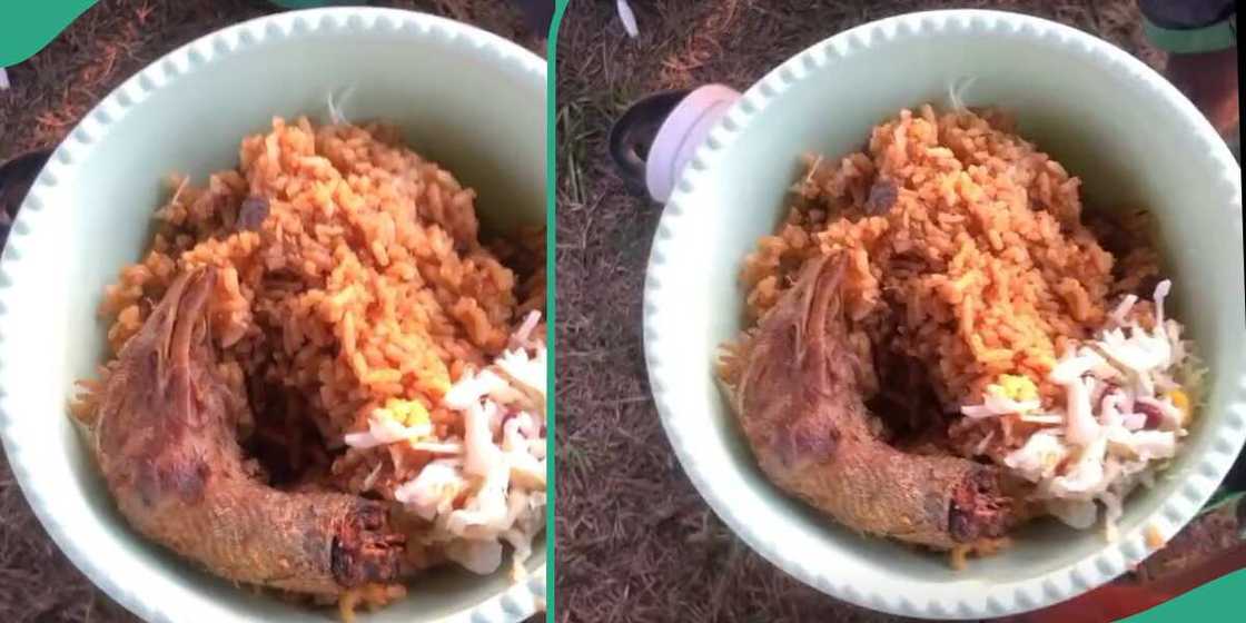 Guest served chicken head at a wedding. Guest served chicken head at a wedding.