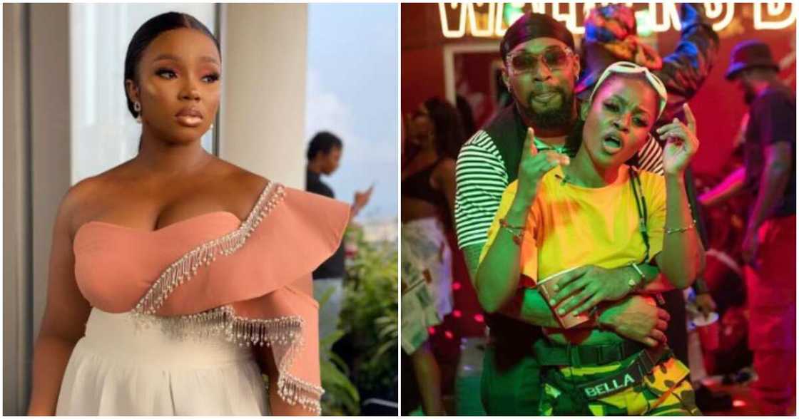 BBNaija: Shella shippers drag Bambam over opinion on Bella and Sheggz. BBNaija: Shella shippers drag Bambam over opinion on Bella and Sheggz.