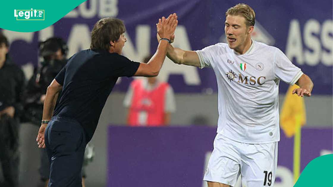 Rasmus Hojlund, Antonio Conte, Napoli, Victor Osimhen