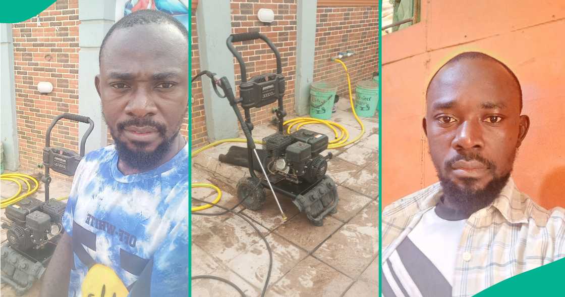 Man starts car wash business after job hunting failed Man starts car wash business after job hunting failed