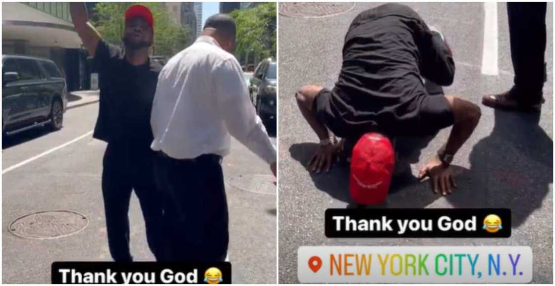 Davido kisses floor in video Davido kisses floor in video