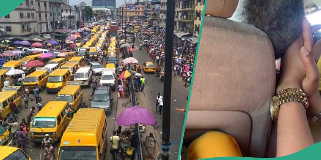 Lady assists elderly woman sleeping on public bus Lady assists elderly woman sleeping on public bus