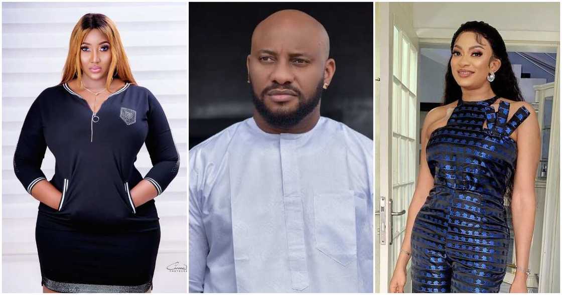 Judy Austin, Yul Edochie, May Edochie Judy Austin, Yul Edochie, May Edochie
