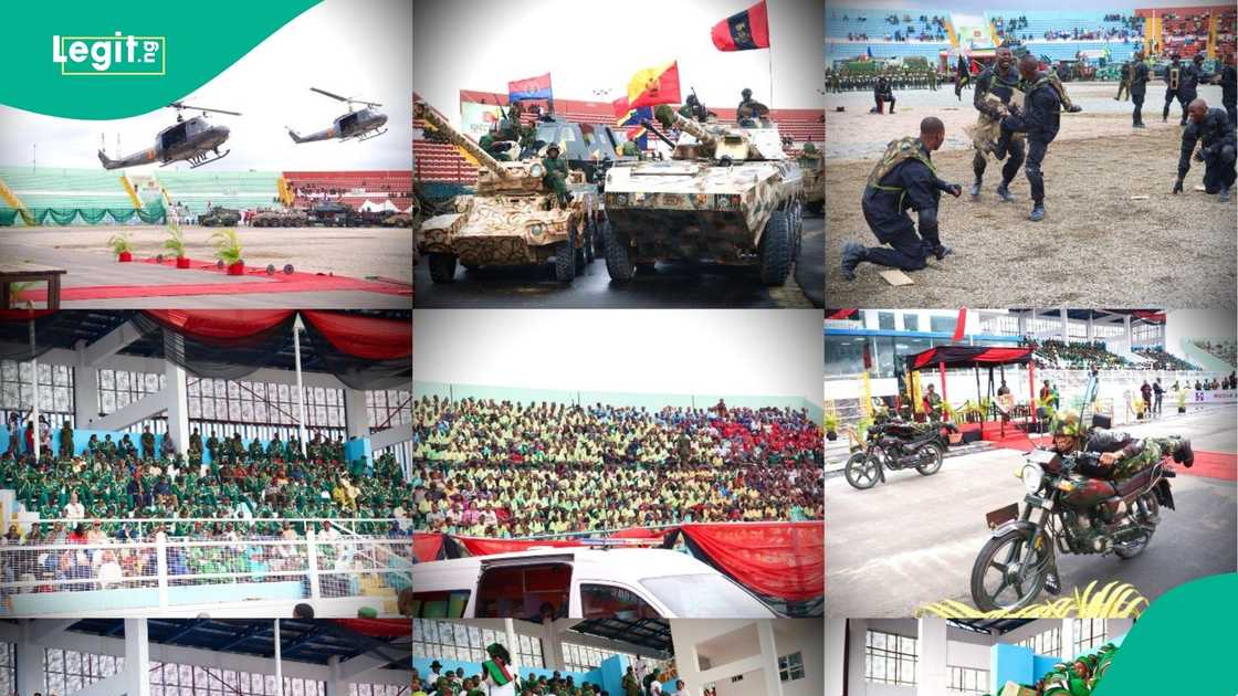 Mixed reactions trail Nigerian Army's dramatic C-130 parachute display at NADCEL 2026. Mixed reactions trail Nigerian Army's dramatic C-130 parachute display at NADCEL 2026.