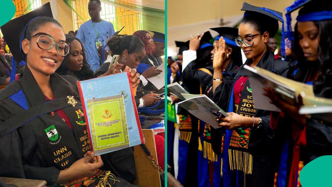 Years after dropping out of University of Nigeria, Nsukka (UNN) in her second year, lady finally becomes graduate