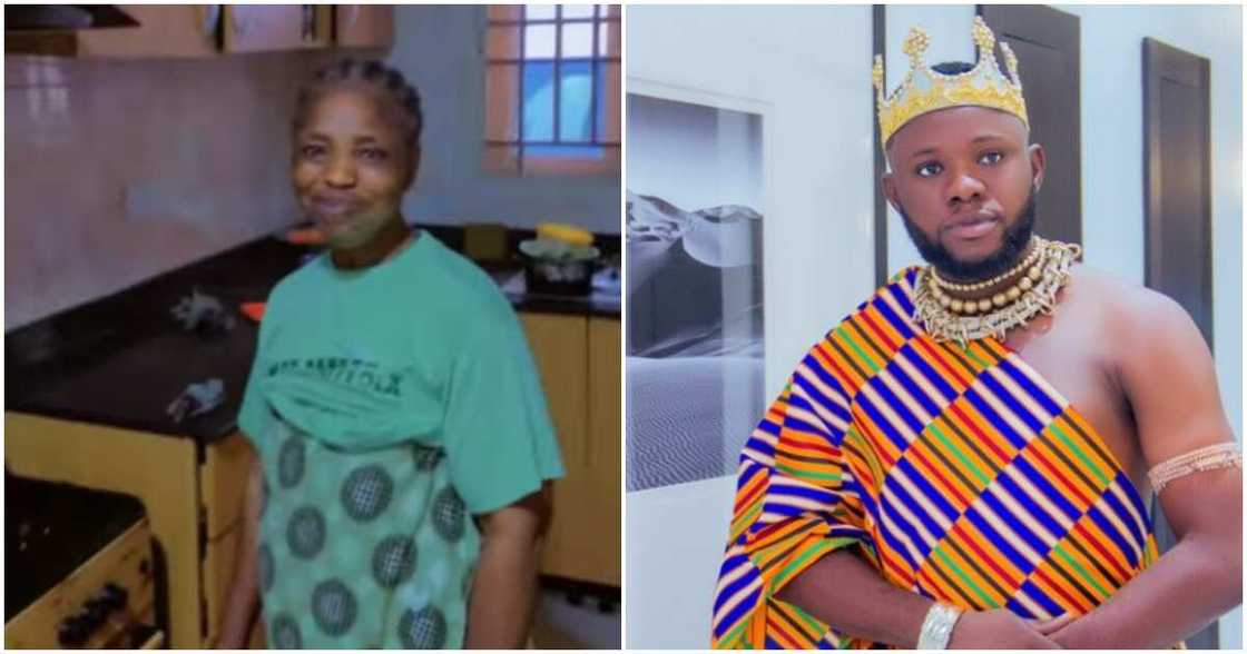 Yoruba actor Jamiu Azeez and his mother Yoruba actor Jamiu Azeez and his mother