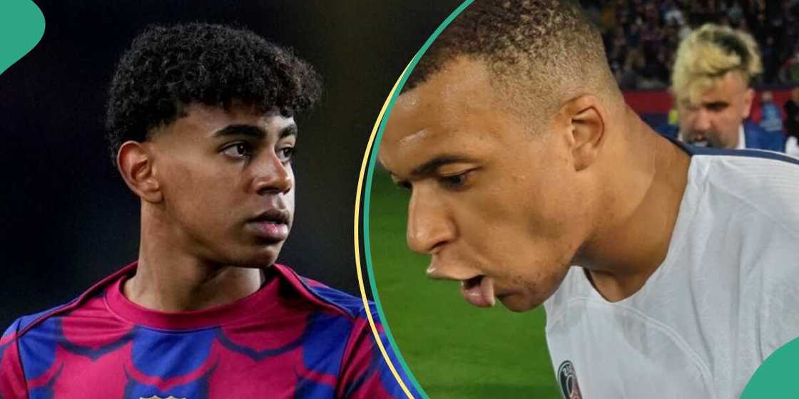 Kylian Mbappe of PSG leads his side to defeat Barcelona at their backyard and secure a place at the semi final of the UEFA Champions League. Kylian Mbappe of PSG leads his side to defeat Barcelona at their backyard and secure a place at the semi final of the UEFA Champions League.