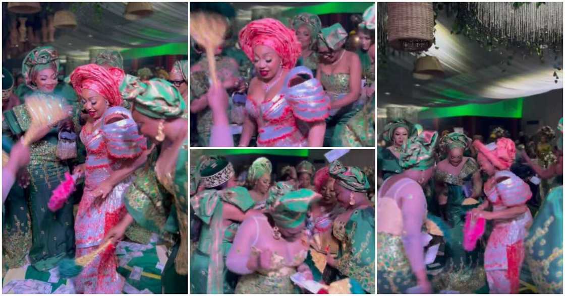 Rita Dominic's wedding: Actresses make it rain cash