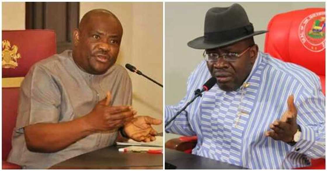 Bayelsa election: Wike opens can of warms, says Dickson traded off Bayelsa to APC to avoid EFCC probe Bayelsa election: Wike opens can of warms, says Dickson traded off Bayelsa to APC to avoid EFCC probe