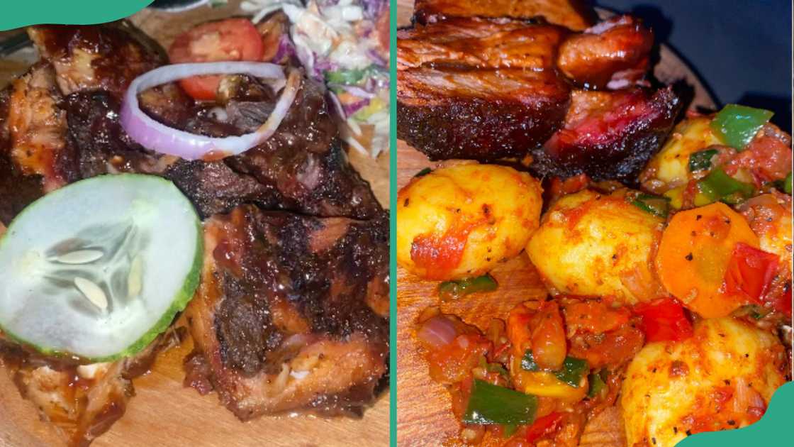 Safari Grills and BBQ Restaurant menu options.