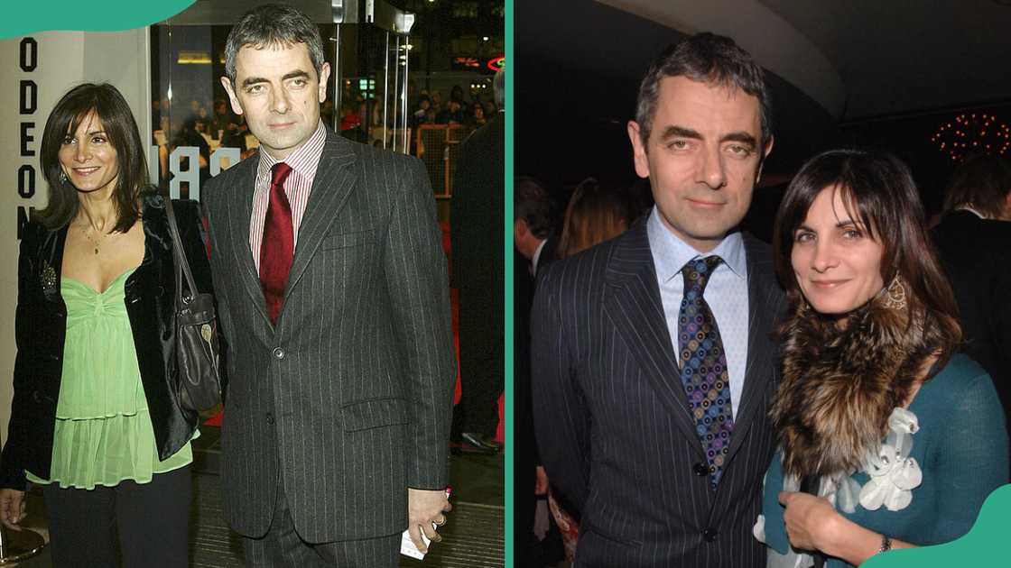 Rowan Atkinson and his wife Sunetra Sastry at the aftershow party and at the UK Gala Premiere. Rowan Atkinson and his wife Sunetra Sastry at the aftershow party and at the UK Gala Premiere.