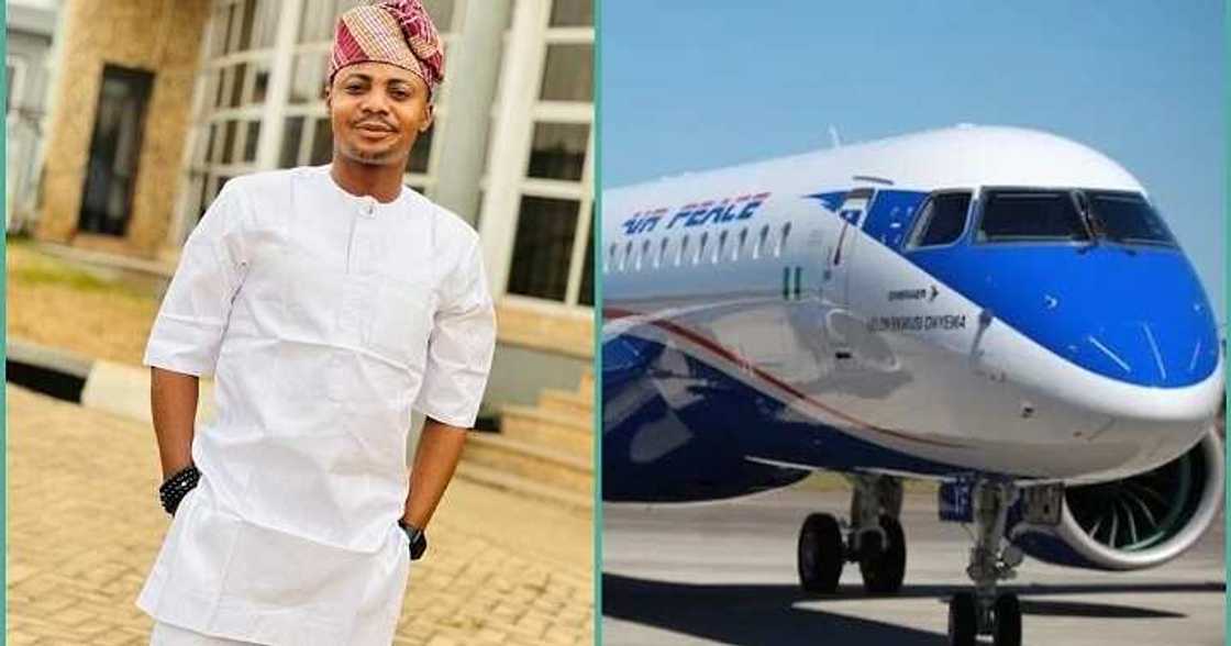 Nigerian man who boarded Air Peace flight to London shares how many hours it took