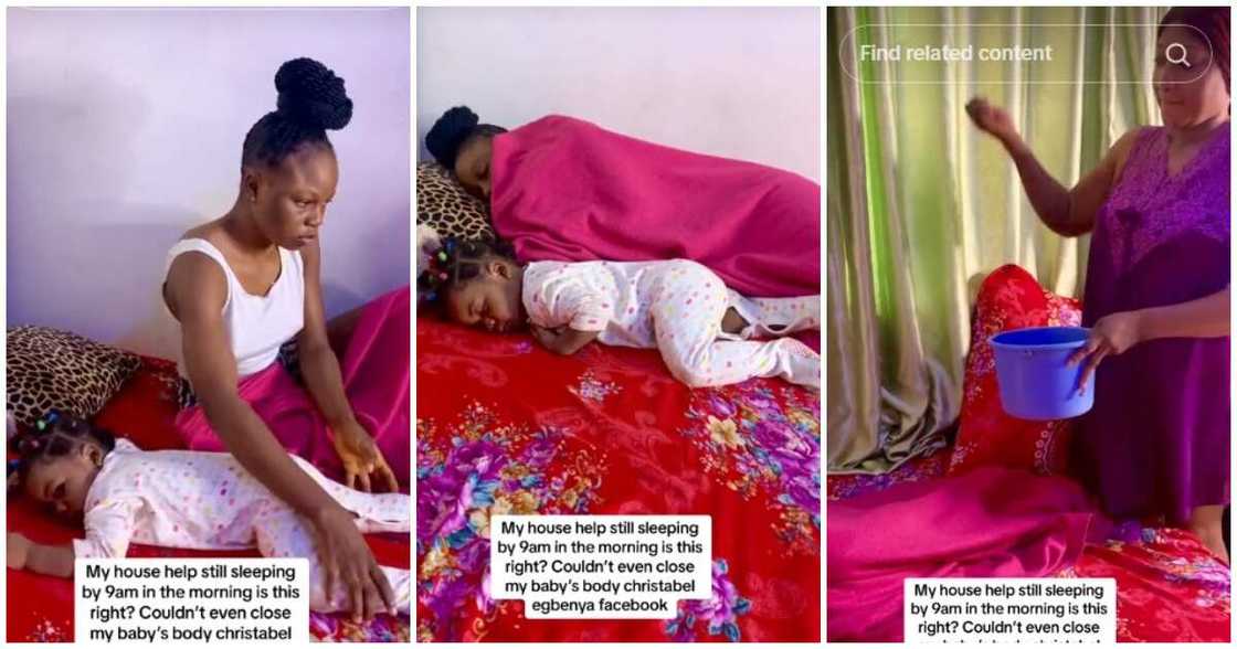 Christabel Egbenya, sleeping househelp Christabel Egbenya, sleeping househelp