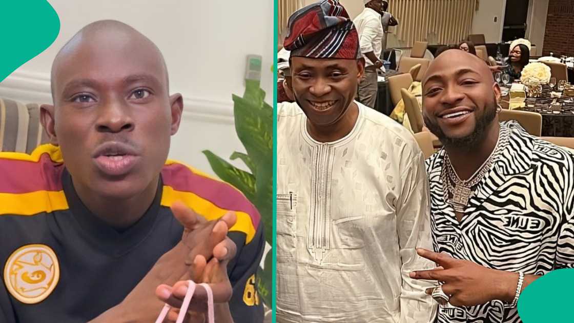 Man speaks about Davido's father's N1 billion donation. Man speaks about Davido's father's N1 billion donation.