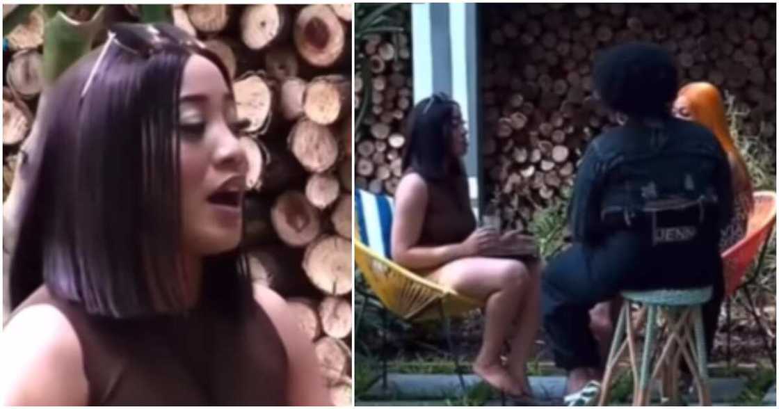 BBTitans Nigerian housemate Yvonne says she is not one with the South Africans. BBTitans Nigerian housemate Yvonne says she is not one with the South Africans.