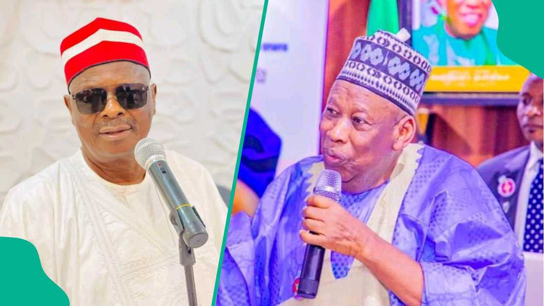 Rabiu Musa Kwankwaso da Abdullahi Ganduje Rabiu Musa Kwankwaso da Abdullahi Ganduje