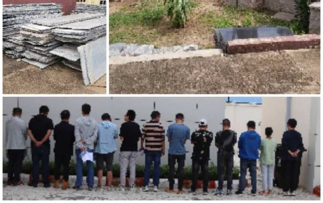 EFCC ta kama 'yan China 13 saboda hakar ma'adinai ba bisa ka'ida ba EFCC ta kama 'yan China 13 saboda hakar ma'adinai ba bisa ka'ida ba