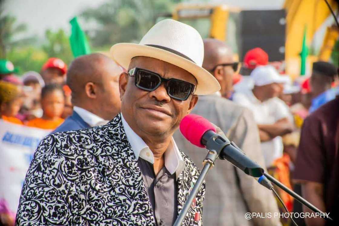 Gwamna Wike na jihar Ribas. Gwamna Wike na jihar Ribas.